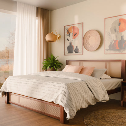 Harbour Bed with Bohoboard